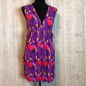 French Connection Abstract Print Sleeveless Dress